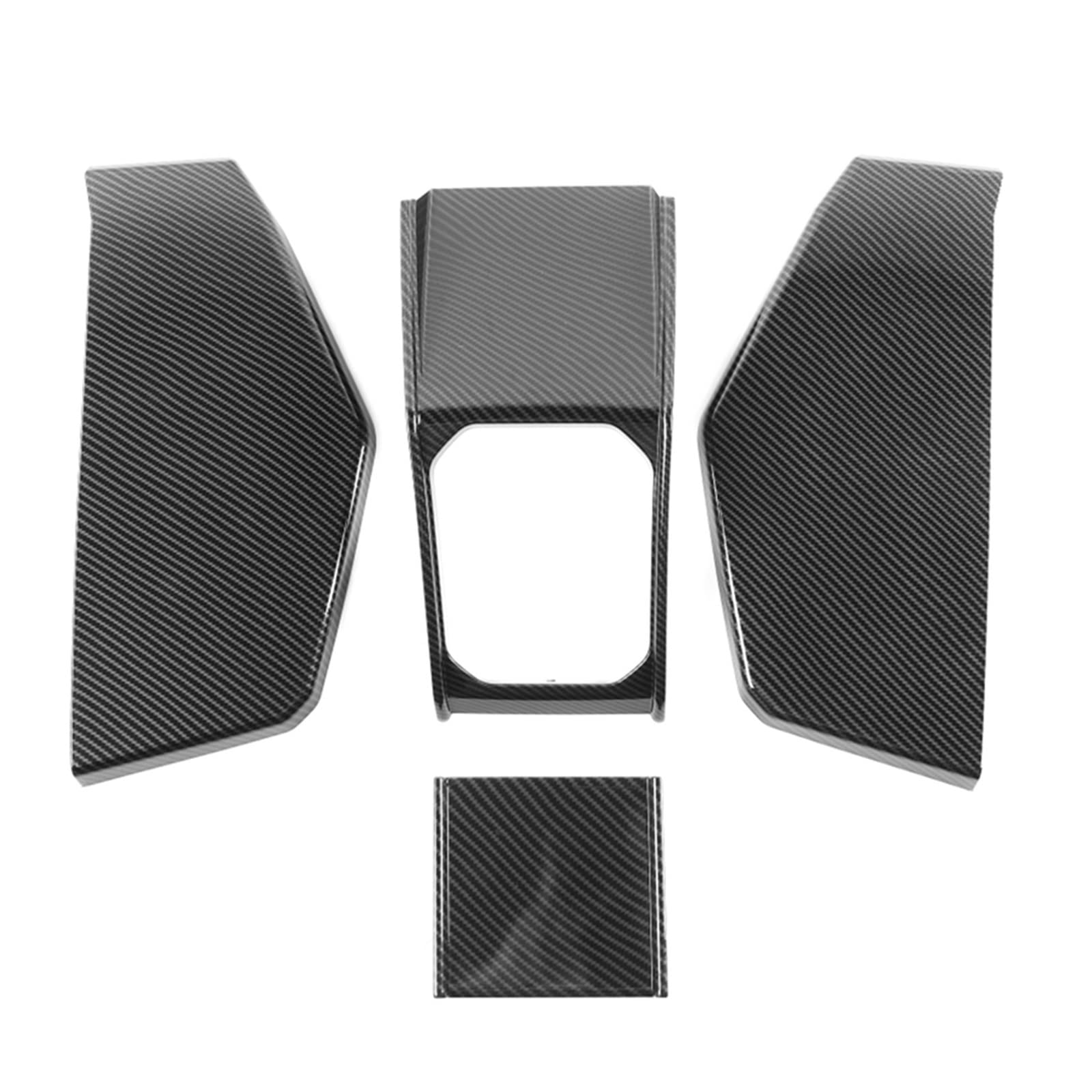 Carbon Fiber Gear Shift Panel Cover Trim Stickers for Suzuki Jimny 2019-2022 - ABS Interior Decorative Strips & Car Accessories - Perfect for Customizing & Protecting Your Vehicle's Dashboard