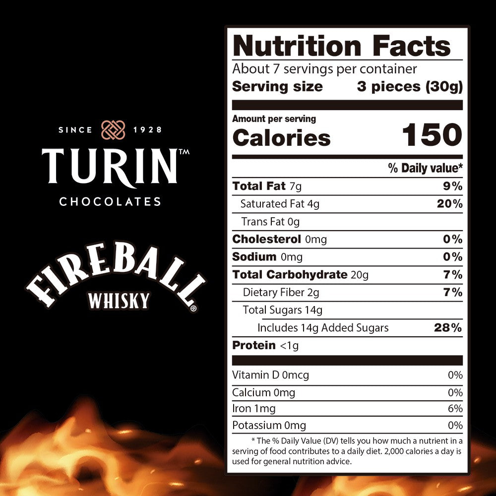 Lucas Turin Non-Alcoholic Fireball Cinnamon Whiskey Flavor Tubes | Pack of 6 | Perfect for Parties, Mocktails & Sober Celebrations