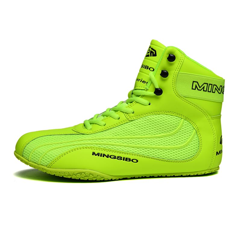 **Men's & Youth Anti-Slip Boxing Wrestling Shoes - Lightweight Breathable Training Boots for Boxing, MMA & Martial Arts - Perfect for Gym, Mat & Competition**