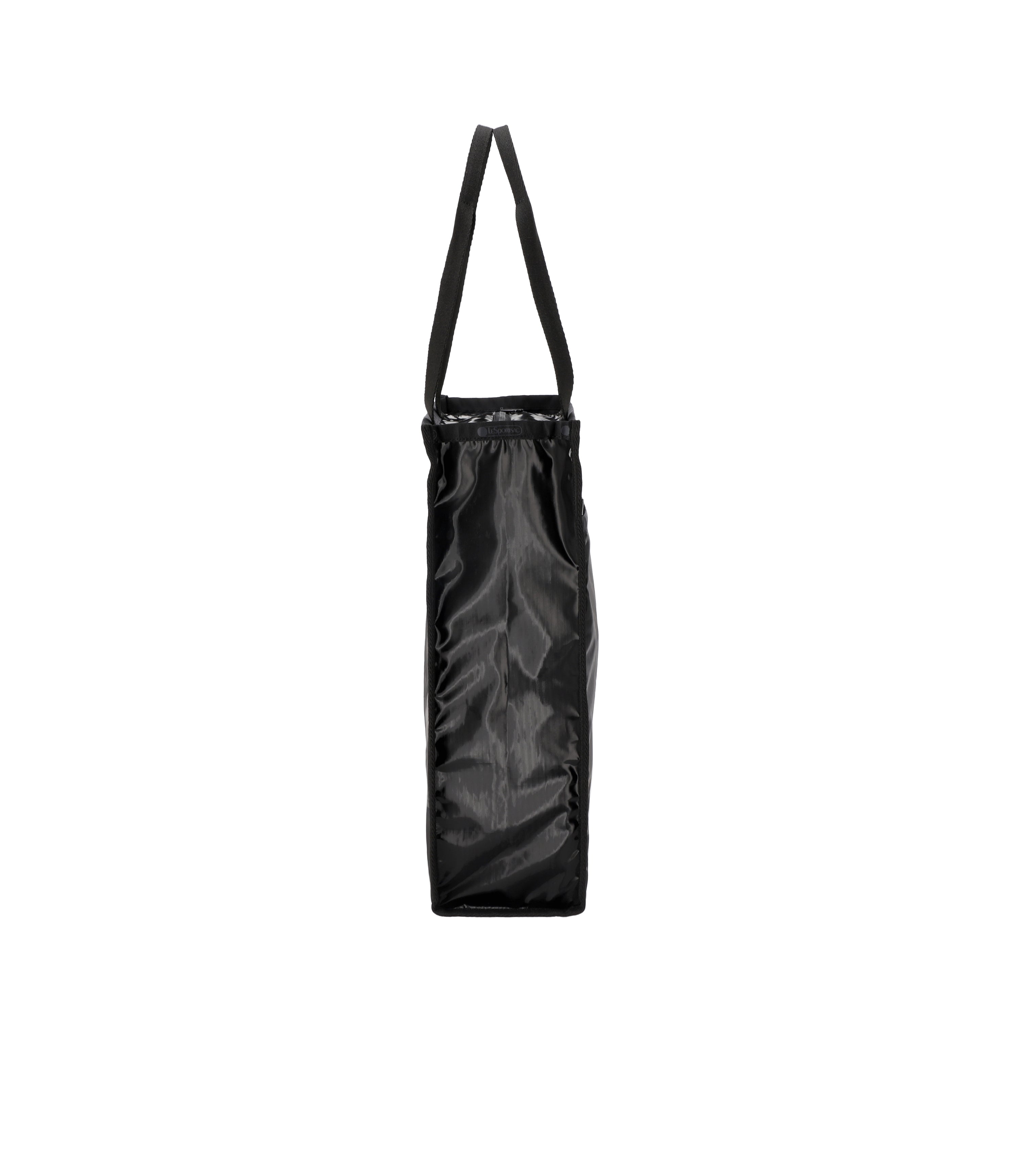 Luxury Large Book Tote Bag - Shiny Black Leather Handbag for Women | Perfect for Work, Travel & Everyday Use | Model 3752 M135