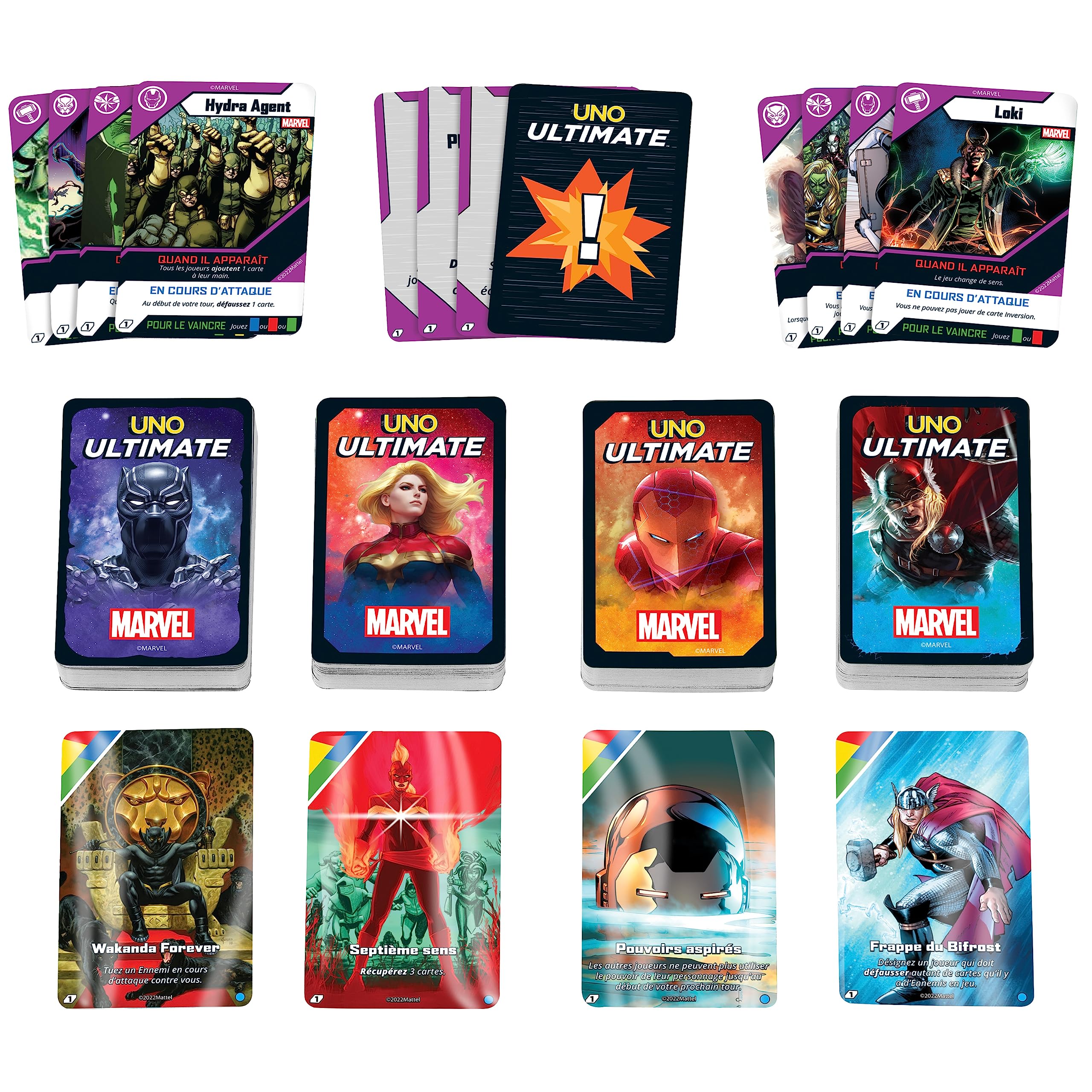 UNO Ultimate Marvel Card Game - German Version for Family Fun