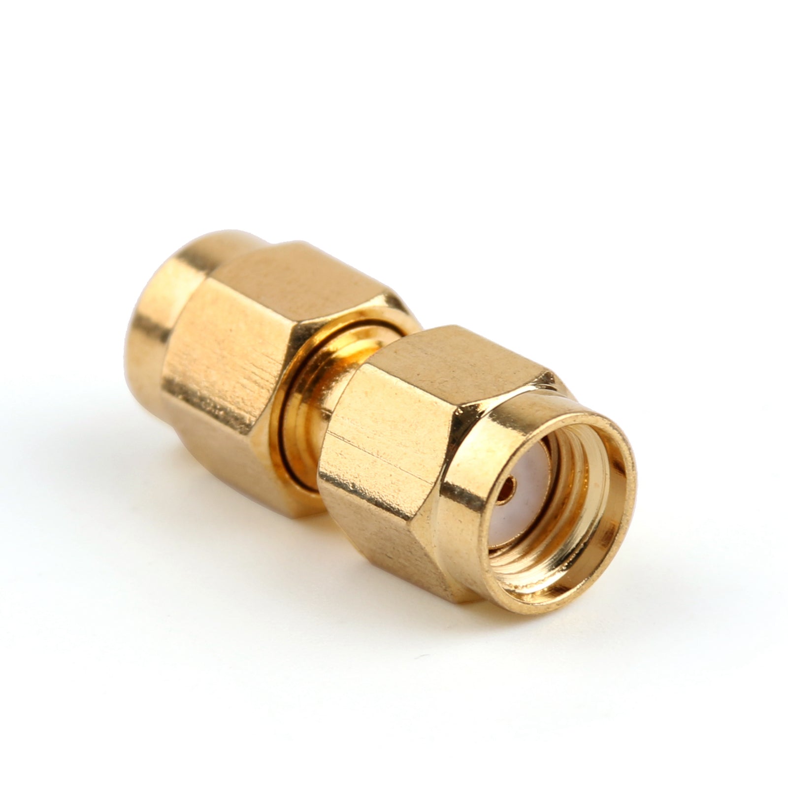 10Pcs SMA Male to RP-SMA Female RF Connector Adapter - Gold Plated Straight Plug for WiFi Antenna, Router, Drone, and Ham Radio Applications