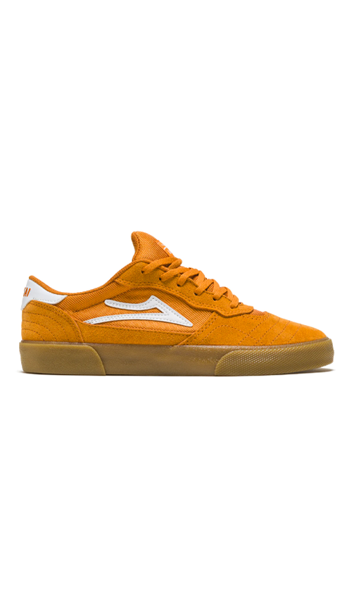 Lakai Cambridge Suede Skate Shoes for Men - Orange Suede Sneakers for Streetwear & Casual Wear | Perfect for Skateboarding & Everyday Comfort