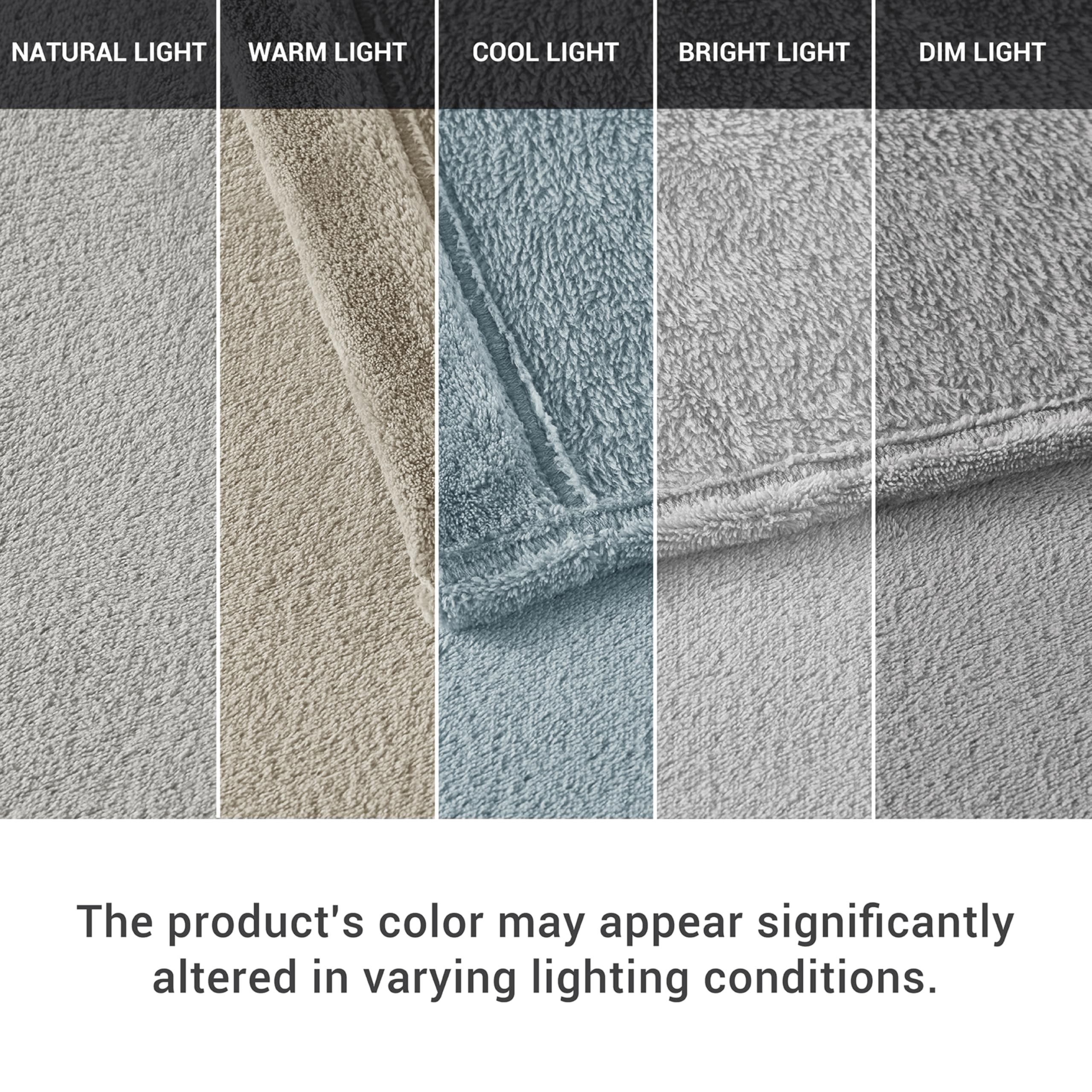 True North by Sleep Philosophy 4-Piece Plush Sheet Set - Queen Size, Solid Grey, Ultra Soft & Warm Bedding, Deep Pocket Fits 16
