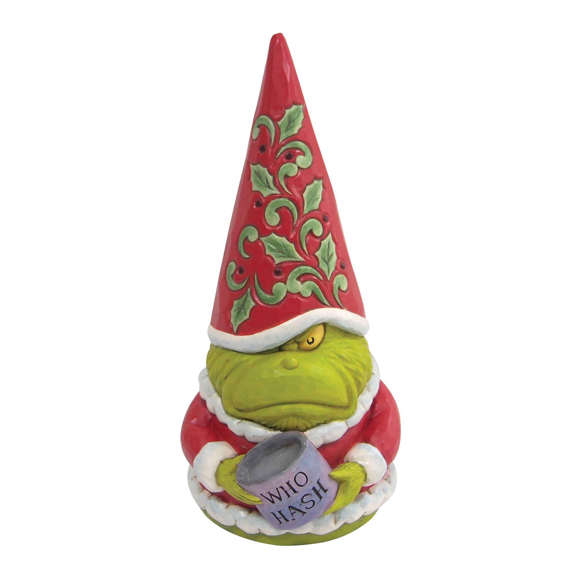 Festive Grinch Christmas Gnome with Who Hash - Perfect for Holiday Decorations, Gift Giving & Themed Parties