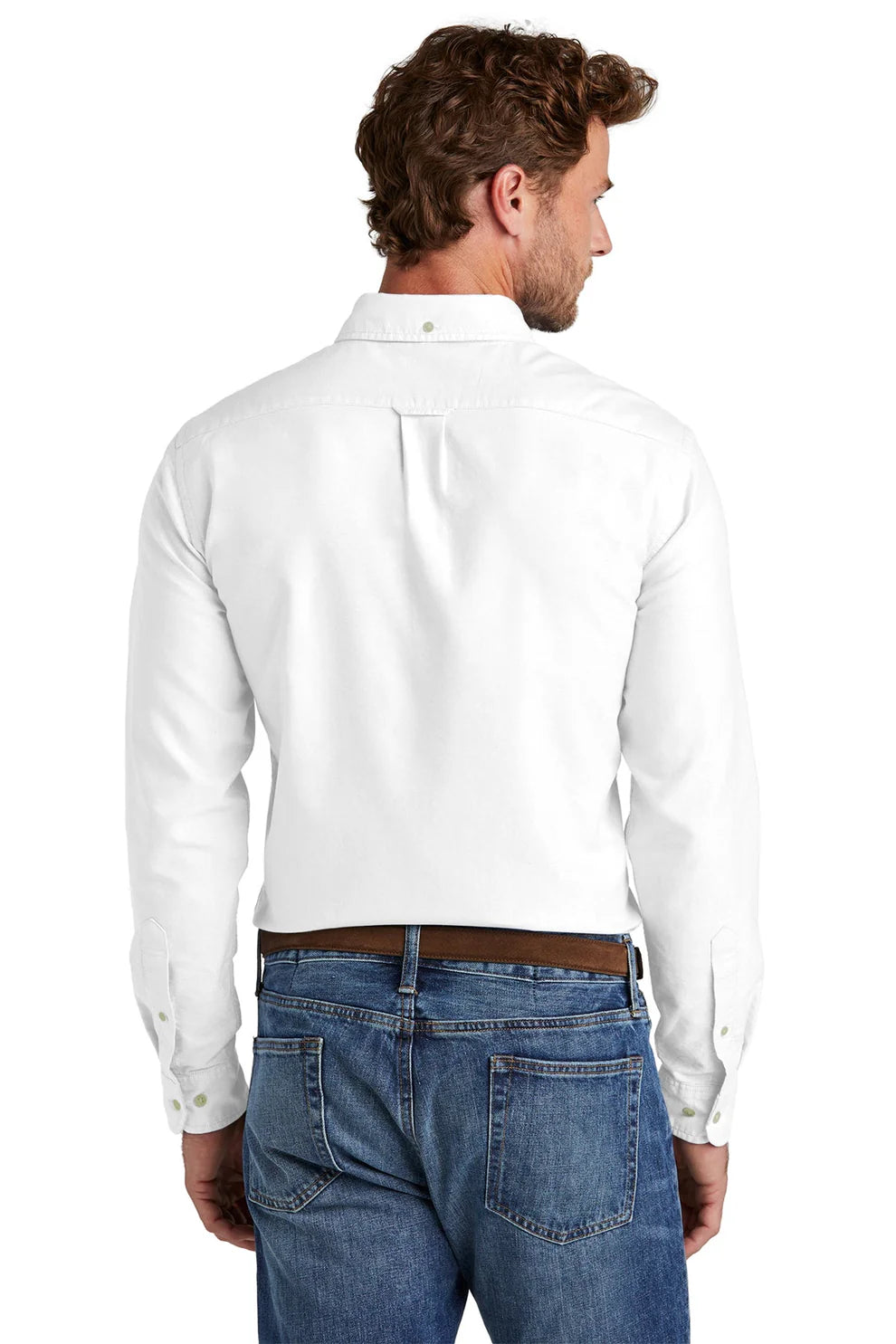 Brooks Brothers Men's Classic Oxford Shirt - White Cotton Button Down Dress Shirt for Business & Casual Wear | Lane & Waterman Collection | Perfect for Office, Meetings & Smart Casual Outfits