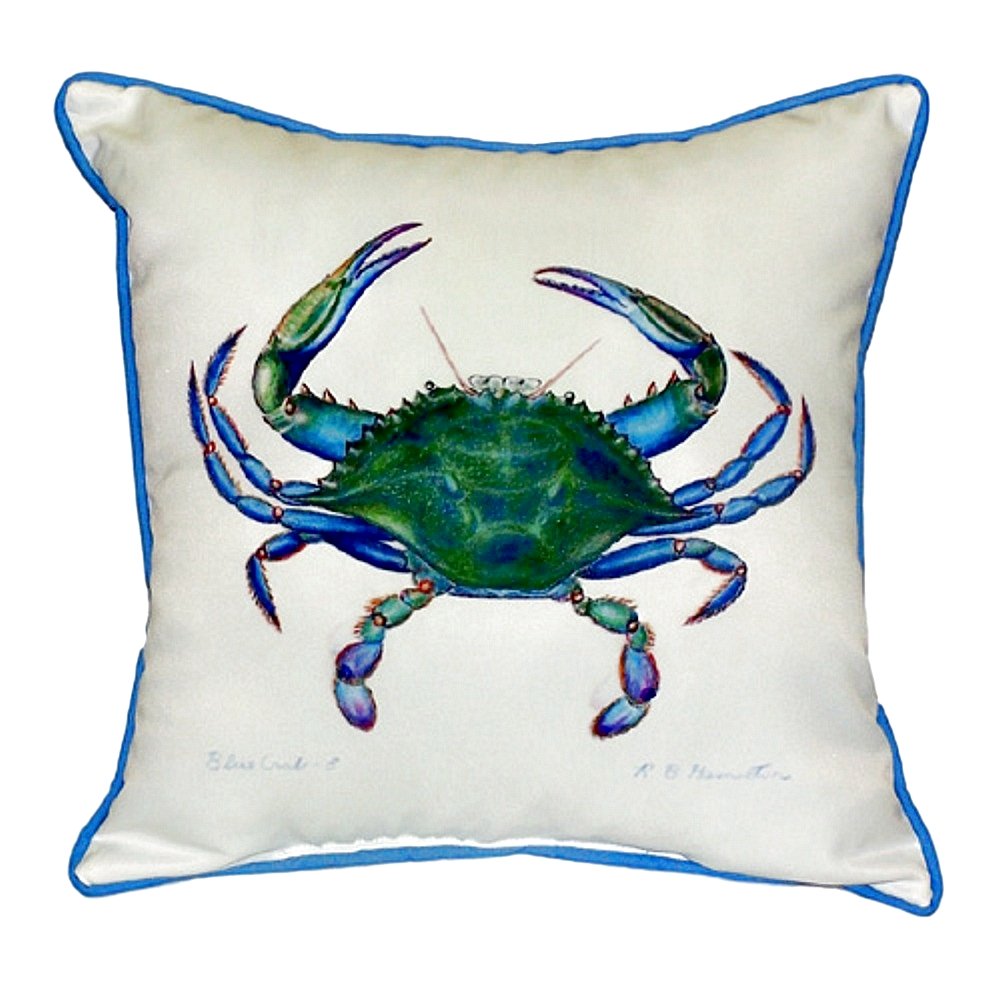 Betsy Drake SN005 12x12 Inch Decorative Throw Pillow - Multi-Color Accent Cushion for Sofa, Bed & Living Room Decor