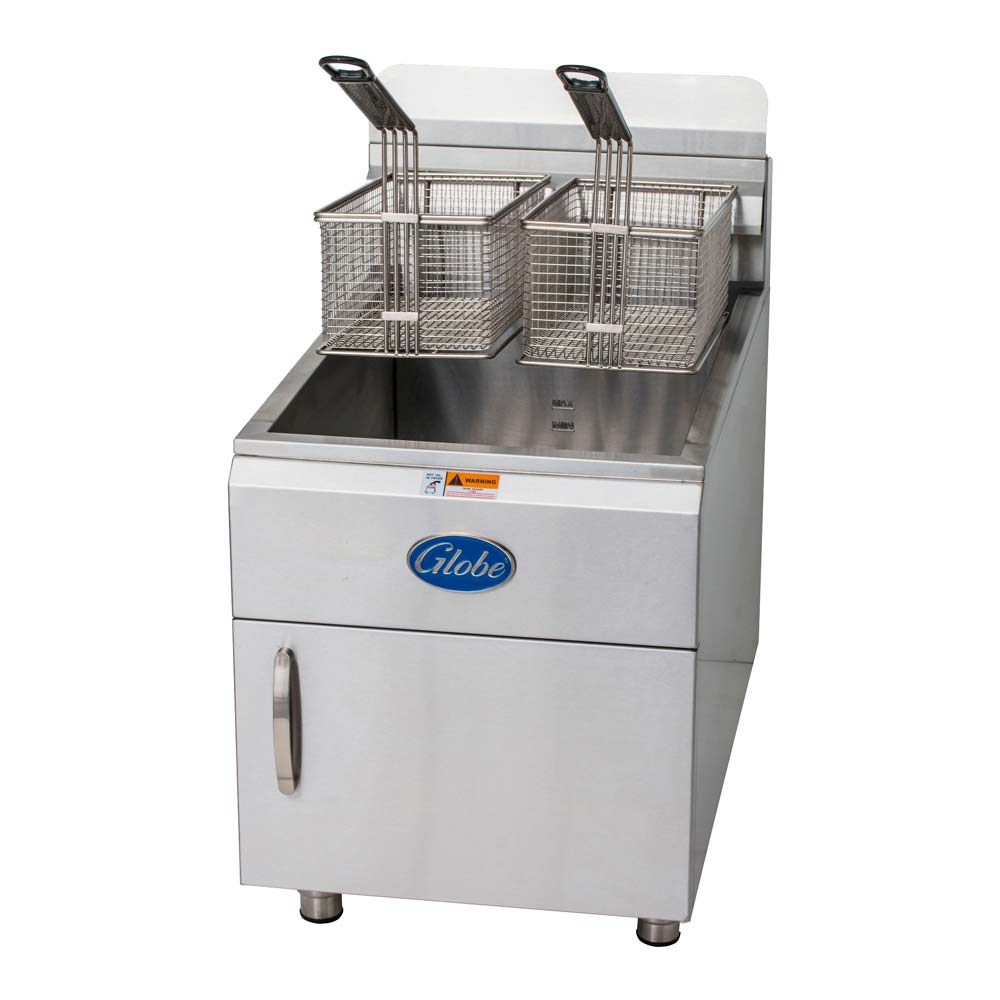 Globe GF30PG 30 lb. Capacity Propane Countertop Fryer – Perfect for Restaurants, Food Trucks & Outdoor Cooking