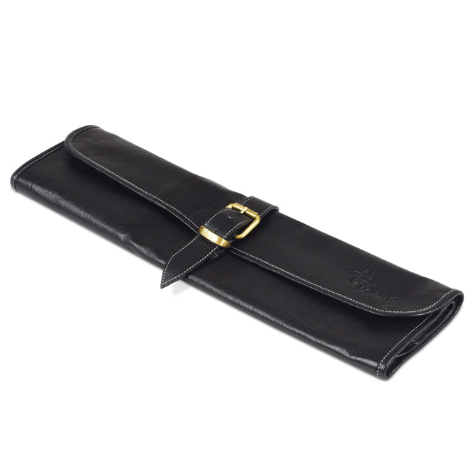 Premium 8-Pocket Leather Knife Roll for Chefs - Professional Knife Storage & Transport for Culinary Tools - Perfect for Kitchen, BBQ, Camping & Travel