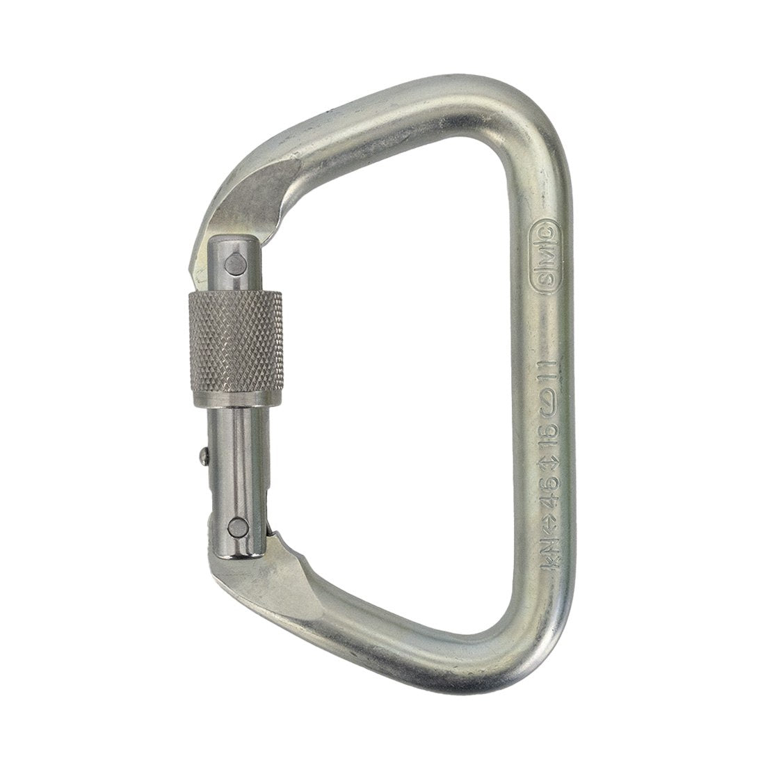SMC NFPA Certified Steel Locking Carabiner - Heavy Duty Large Clip for Rock Climbing, Rescue, Rigging & Industrial Safety Use