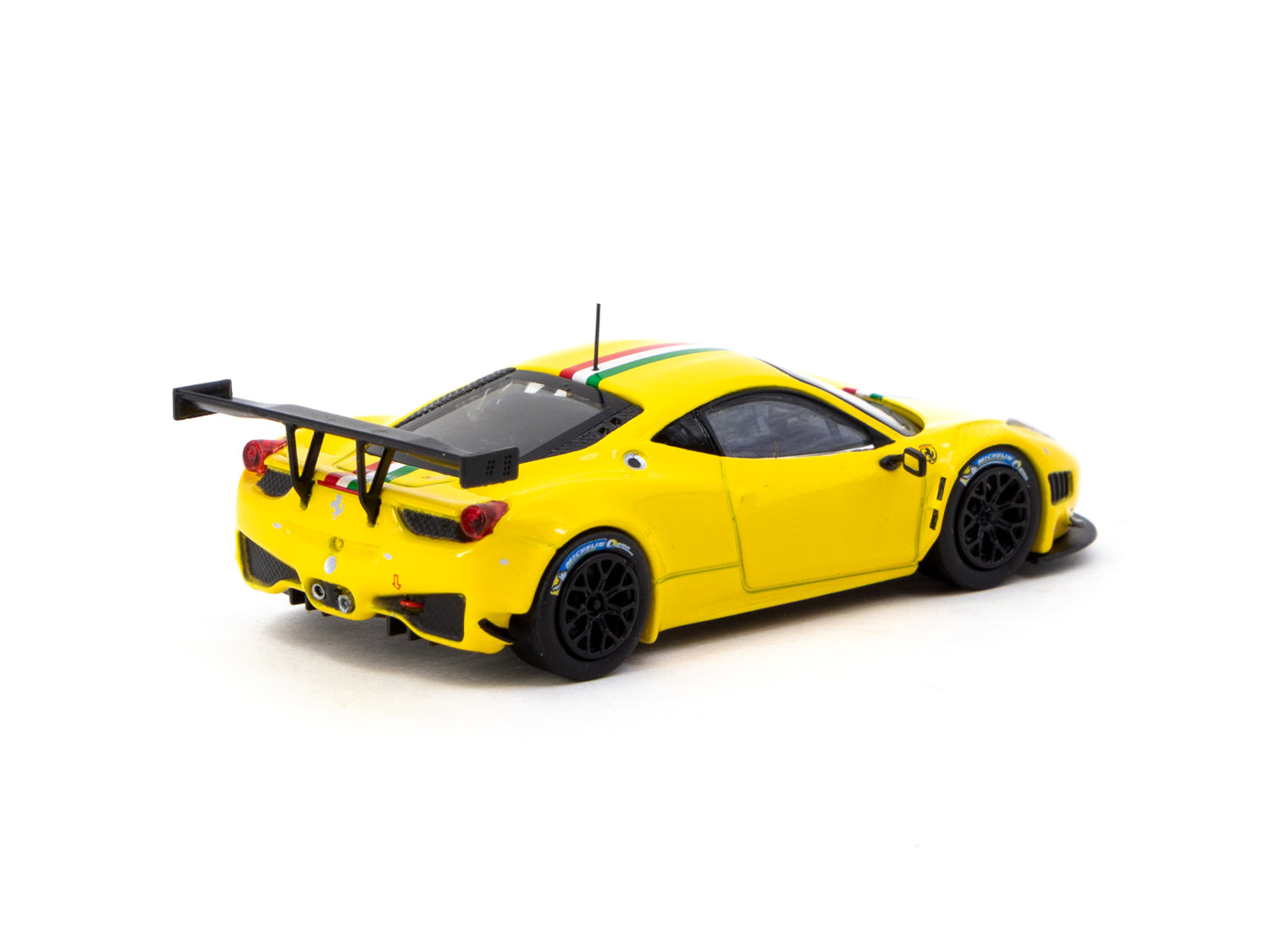 Tarmac Works 1/64 Scale Ferrari 458 Italia GT3 Diecast Model Car - Yellow - ROAD64 Collection - Perfect for Collectors, Display, and Racing Enthusiasts
