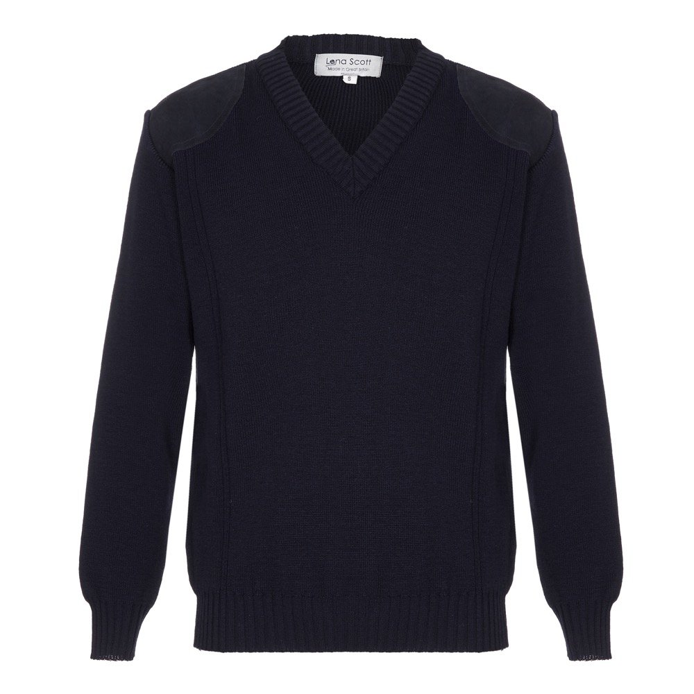 Lona Scott Men's 100% Wool Hunting Sweater - Warm & Durable Country Outdoor Pullover for Hunting, Camping & Cold Weather