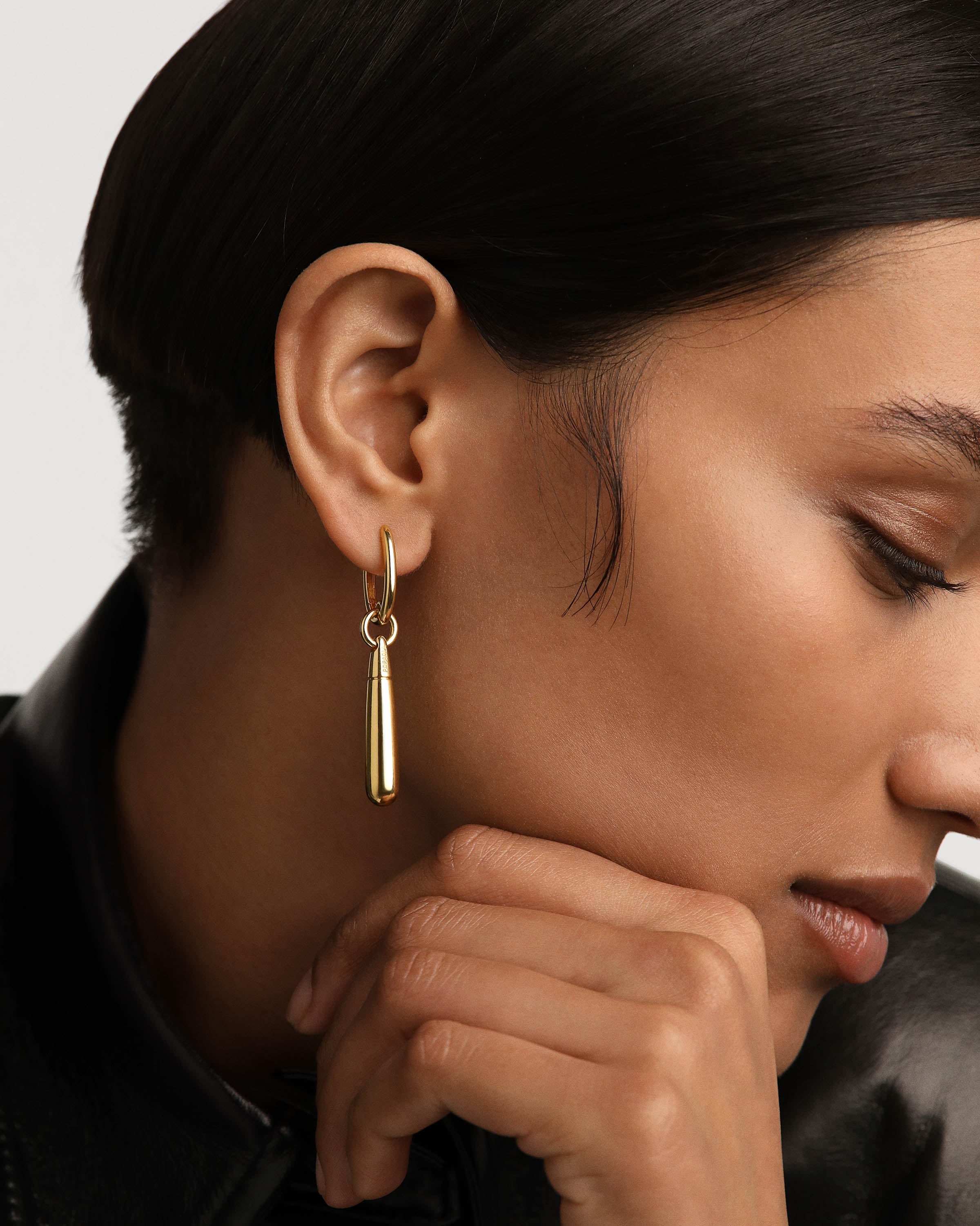Large Jupiter Single Hoop Earrings for Women - Trendy Gold/Silver Fashion Jewelry - Perfect for Parties, Dating & Everyday Wear