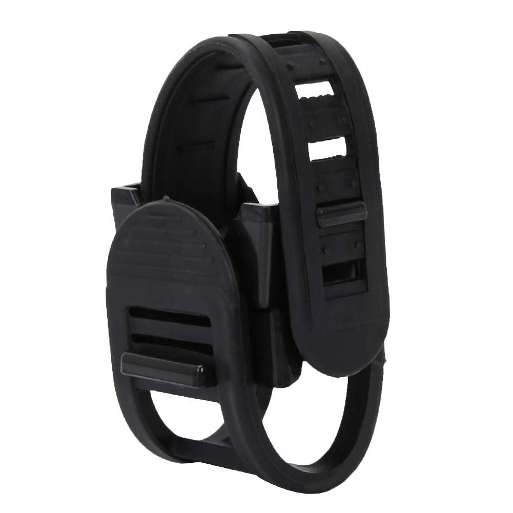 360° Rotating Adjustable Flashlight Mount Bracket - Secure & Flexible Light Holder for Camping, Hiking, Emergency & DIY Projects