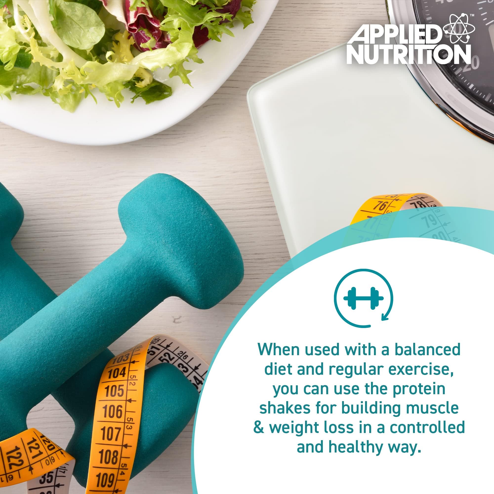 Applied Nutrition Diet Whey Protein Powder 1.8kg (4lb) - High Protein Low Carb Lean Muscle Shake for Weight Loss & Management | Perfect for Post-Workout Recovery & Healthy Meal Replacement