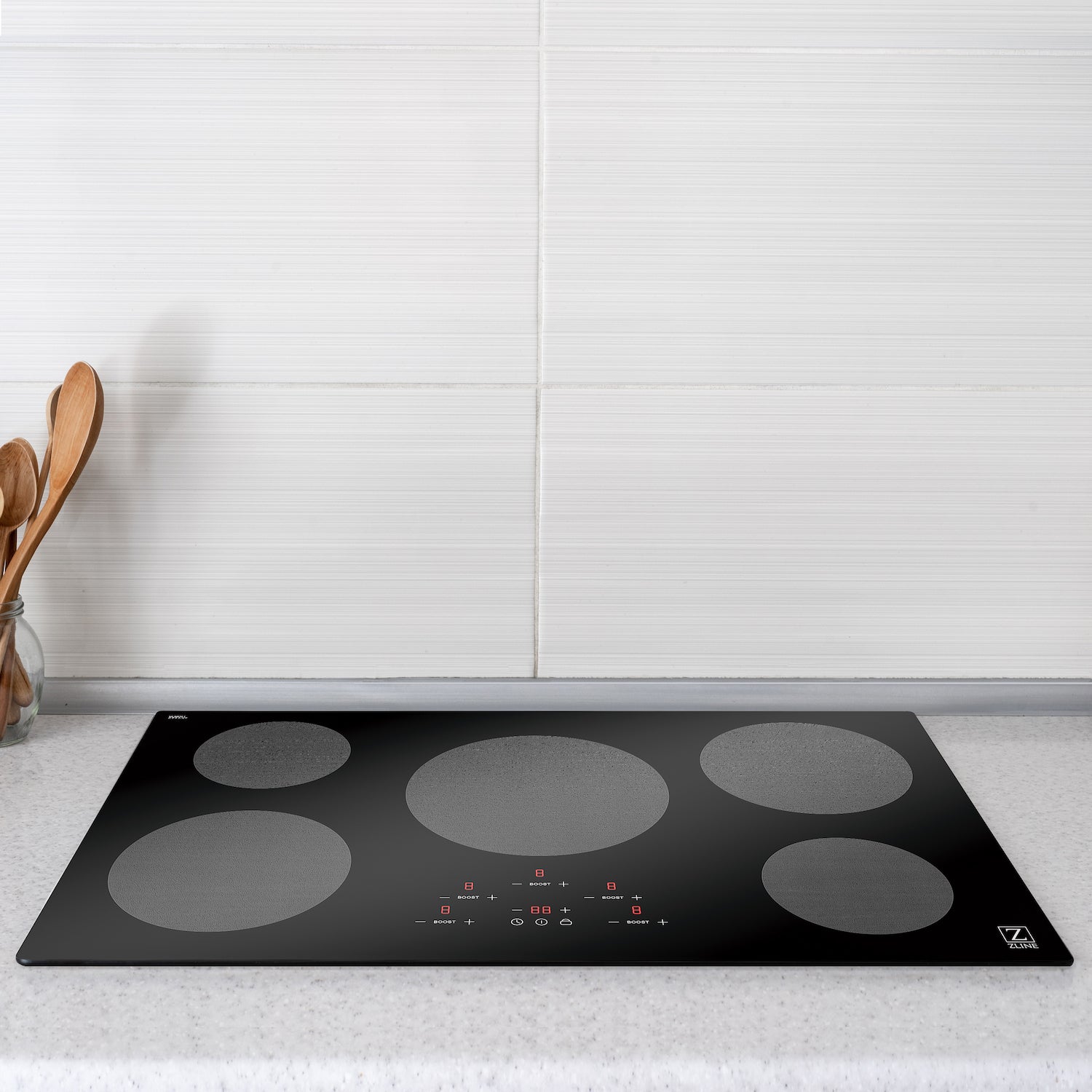 ZLINE 36 Inch 5-Burner Induction Cooktop with Touch Controls - RCIND 36 | Fast Heating & Precise Cooking | Perfect for Home Chefs & Modern Kitchens