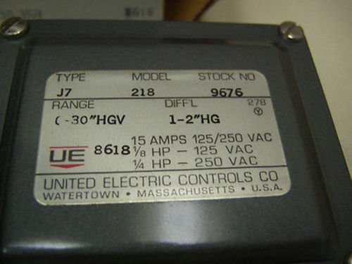J7 218 Pressure Switch - High Quality HVAC & Industrial Air Compressor Control - Perfect for AC Units, Refrigeration Systems & Pneumatic Tools