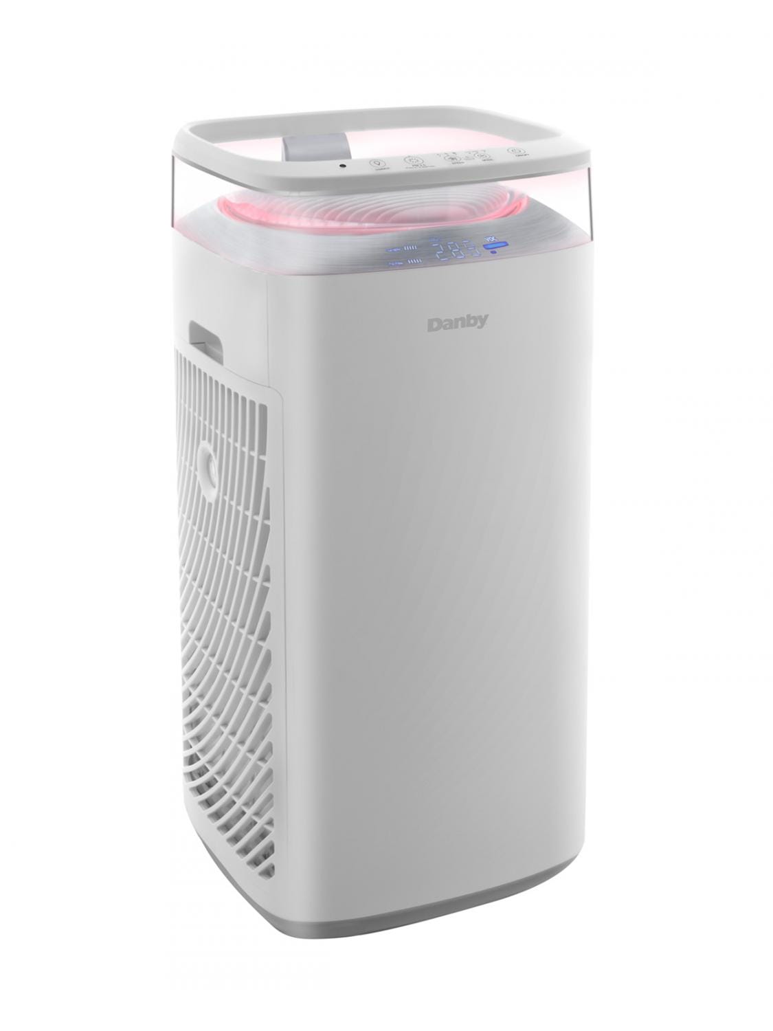 Danby DAP290BAW White Air Purifier for Large Rooms up to 450 sq. ft - HEPA Filter for Allergies, Dust & Pet Dander - Perfect for Bedroom, Living Room & Office Use