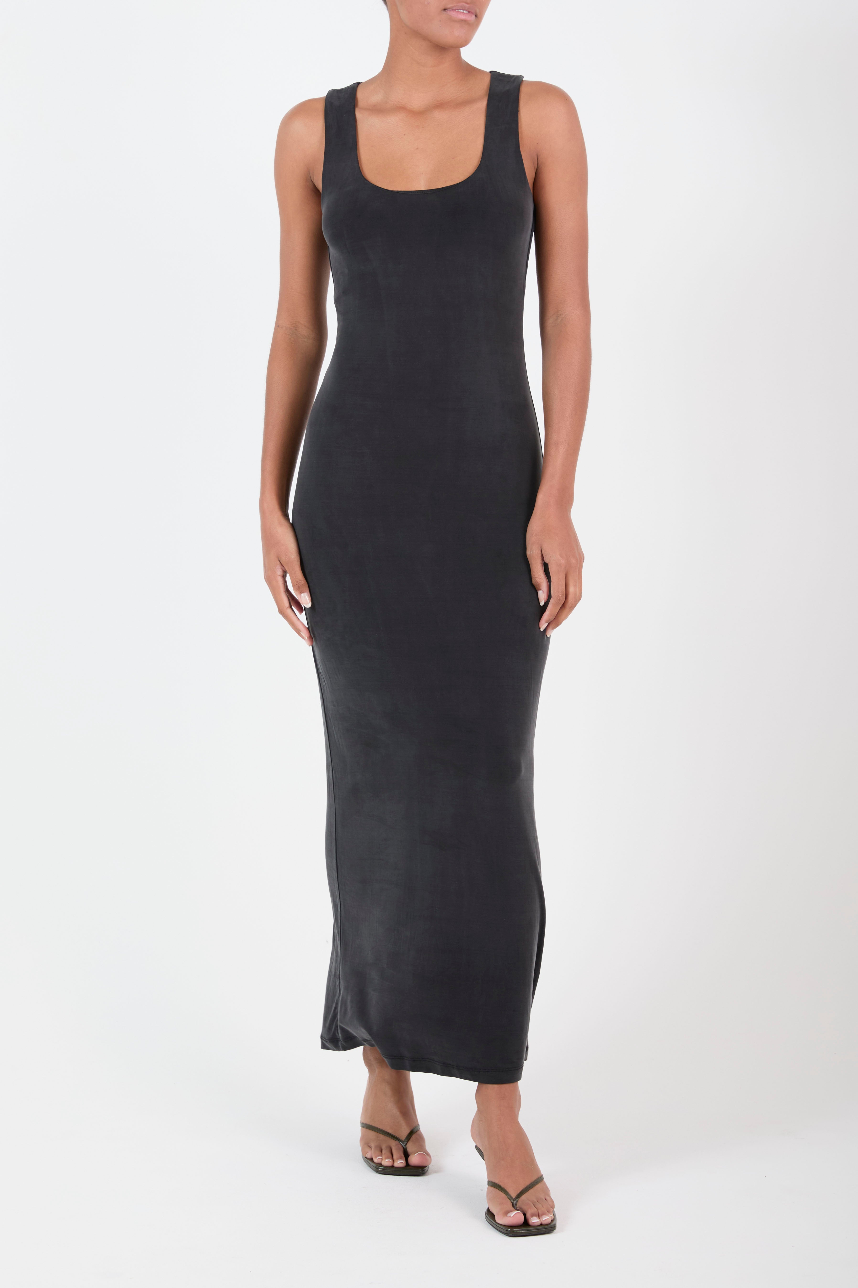 Hume Tank Maxi Dress for Women - Flowy Summer Beach Dress with Pockets, Casual Long Sleeveless Sundress for Vacation, Travel, and Outdoor Activities