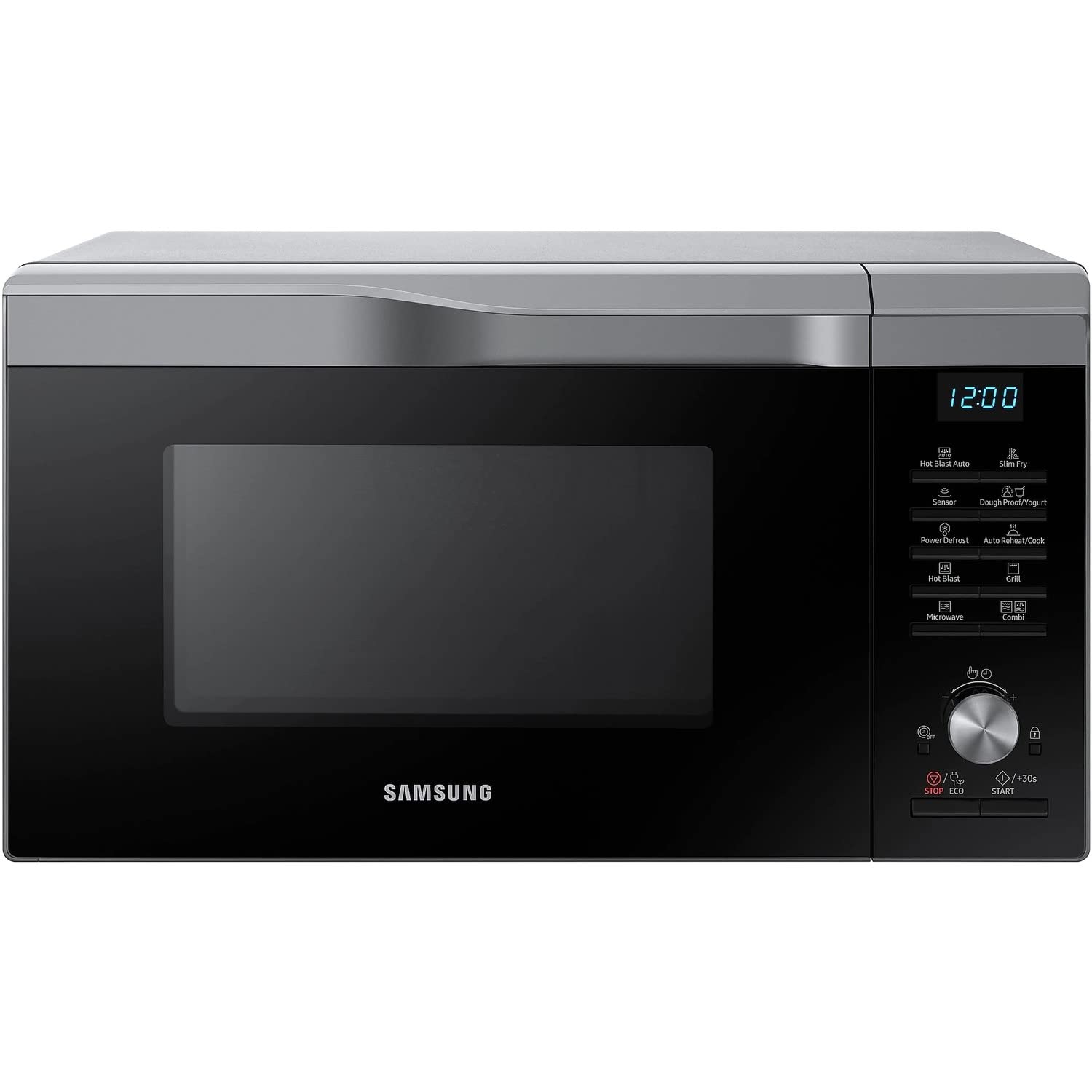 Samsung MC28M6075CS 900W 28L Silver/Black Combination Microwave Oven - Perfect for Baking, Grilling & Quick Meals in Small Kitchens