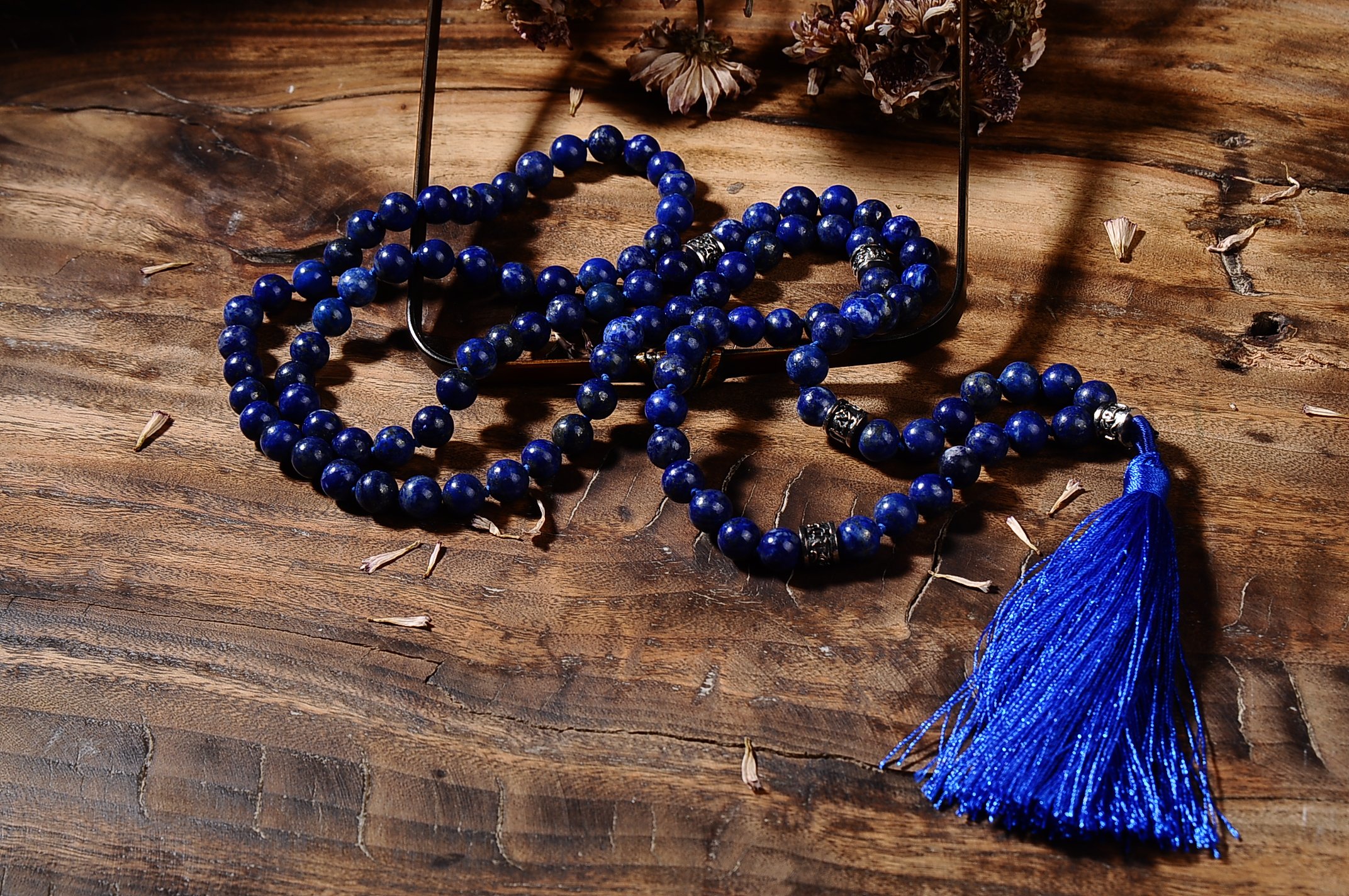 Authentic Mala Beads Necklace for Women & Men - Buddhist Prayer Beads Bracelet & Necklace Set - Meditation, Yoga, Spiritual Healing & Mindful Gifts