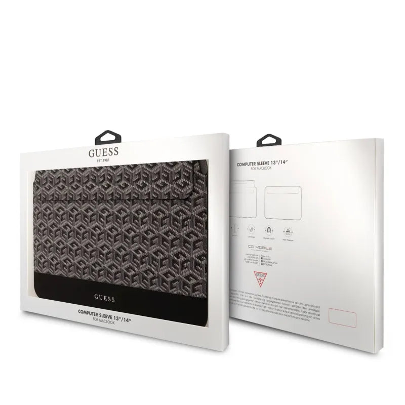 GUESS Protective Laptop Sleeve for MacBook Pro/Air - Slim Neoprene Case with Soft Interior - Perfect for Work, Travel & School (13/15 inch)