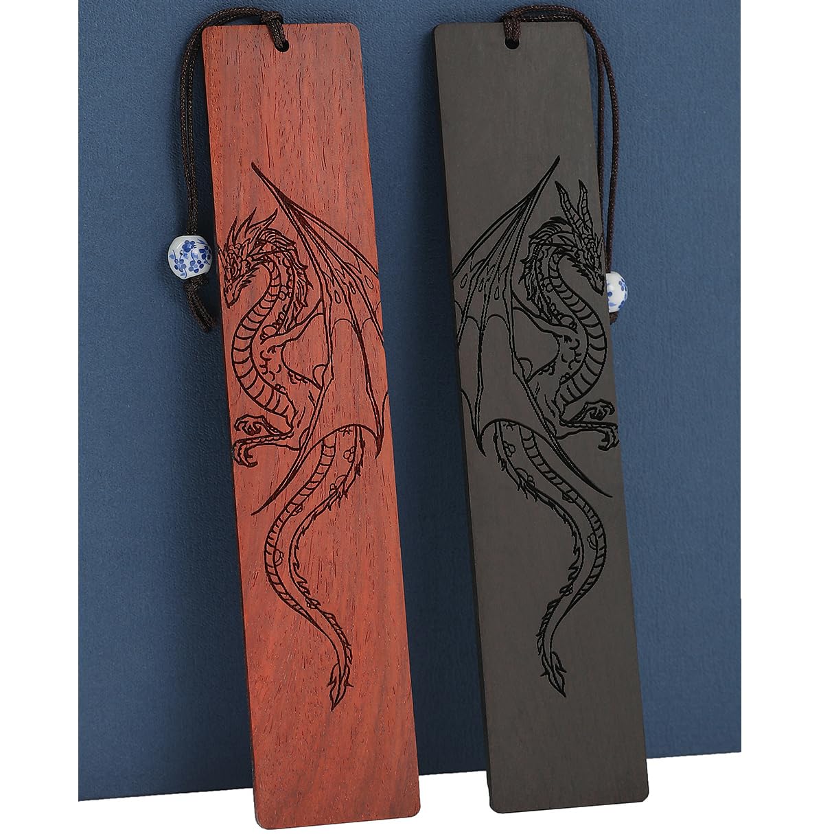 Dragon Bookmark for Men & Kids - Cool Fantasy Bookmark Gift for Readers, Book Lovers, Boys & Adults - Perfect for Reading, Gifts, & Book Accessories (Dragon Design)
