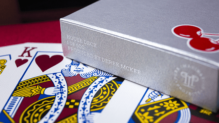 Premium Cherry Casino Playing Cards - McCarran Silver Edition | High-Quality Poker Deck for Blackjack, Texas Hold'em & Casino Nights | Perfect for Home Games, Poker Parties & Magic Tricks