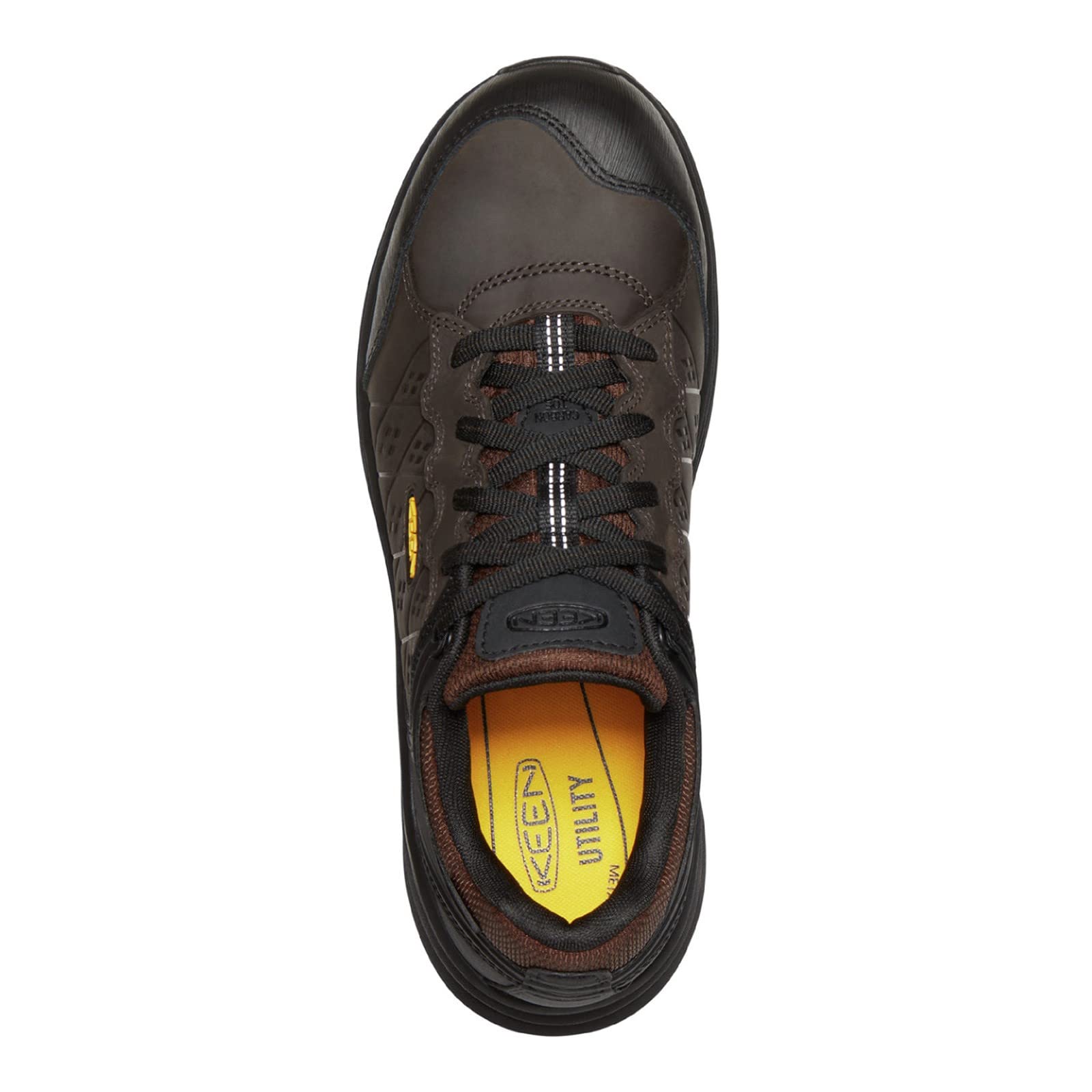 KEEN Utility Men's Vista Energy+ Low Composite Toe Waterproof Leather Industrial Work Shoes - Slip Resistant & Comfortable for Construction, Warehouse & Outdoor Jobs