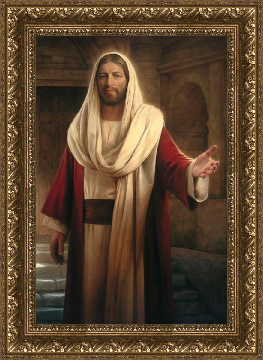 Come Follow Me by Howard Lyon - Inspirational Christian Art Print for Home, Church & Office Decor