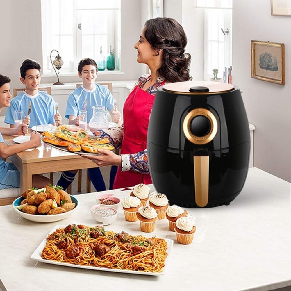 Best Air Fryer for Healthy Cooking - Large Electric Hot Air Fryer Oven with Nonstick Basket, Oil-Free & Fast Cooking, 8 Presets + Keep Warm Function - Perfect for Family Meals, Snacks & Low-Fat Recipes
