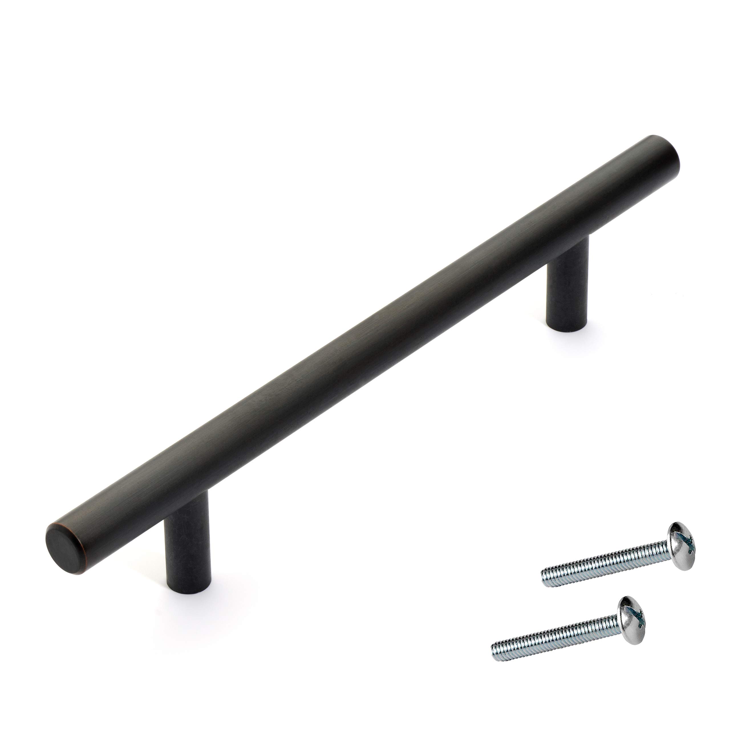 Oil Rubbed Bronze European Style Bar Cabinet Pulls - 6 3/4