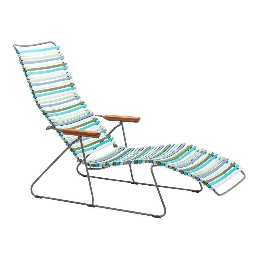 Best Selling Click Outdoor Sunlounger - Adjustable Folding Pool Lounge Chair with Cushion - Perfect for Beach, Backyard, and Patio Relaxation