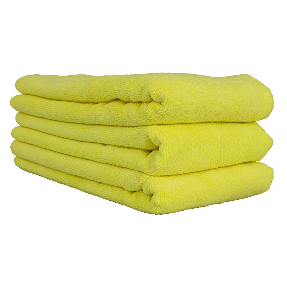 Chemical Guys MIC36503 Workhorse XL Yellow Professional Grade Microfiber Towel - 24