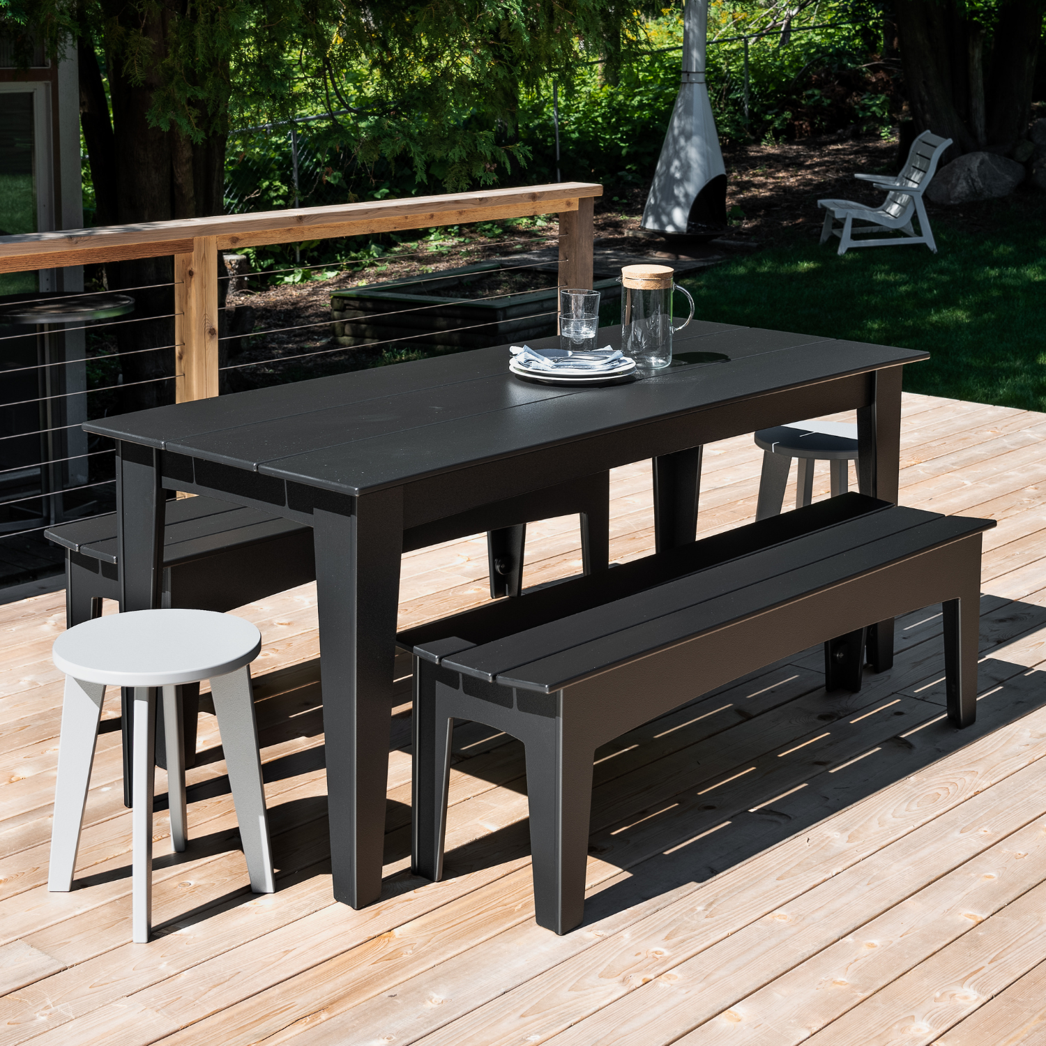 Loll Alfresco Outdoor Dining Table - Perfect for Patio, Garden, and Backyard Entertaining