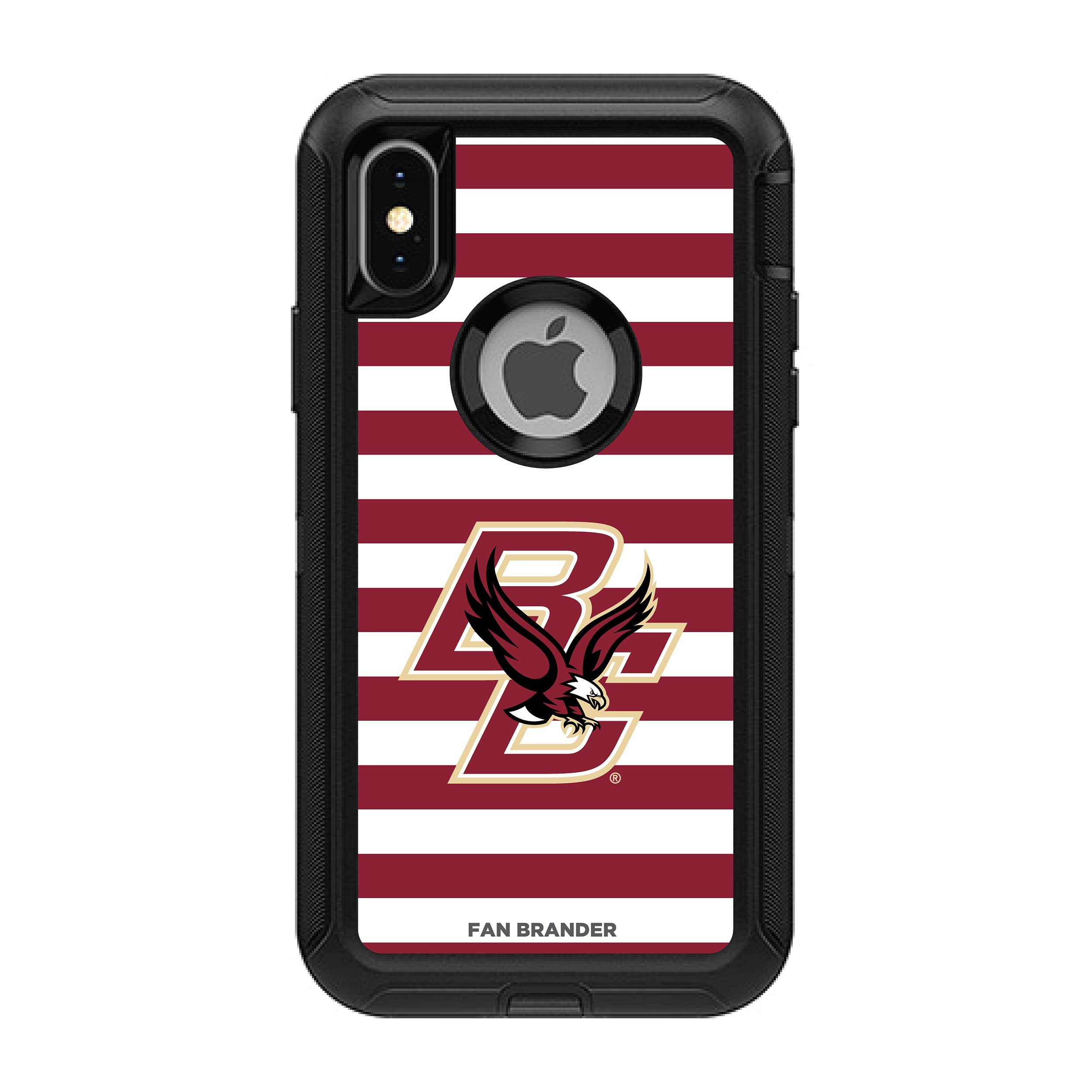 NCAA OtterBox Defender iPhone Case with Stripes - Durable Protection for Sports Fans