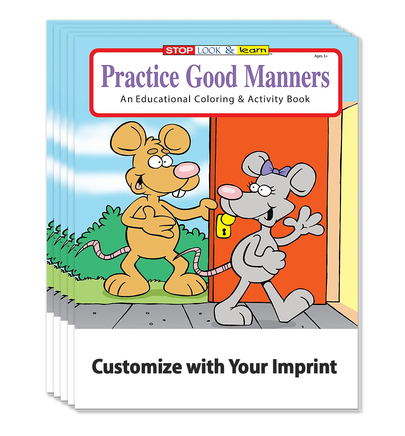 ZOCO - 250 Pack Custom Coloring Books for Kids | Practice Good Manners & Positive Behavior | Educational Games, Puzzles & Activities | Perfect for Classroom, Birthday Parties & Homeschooling