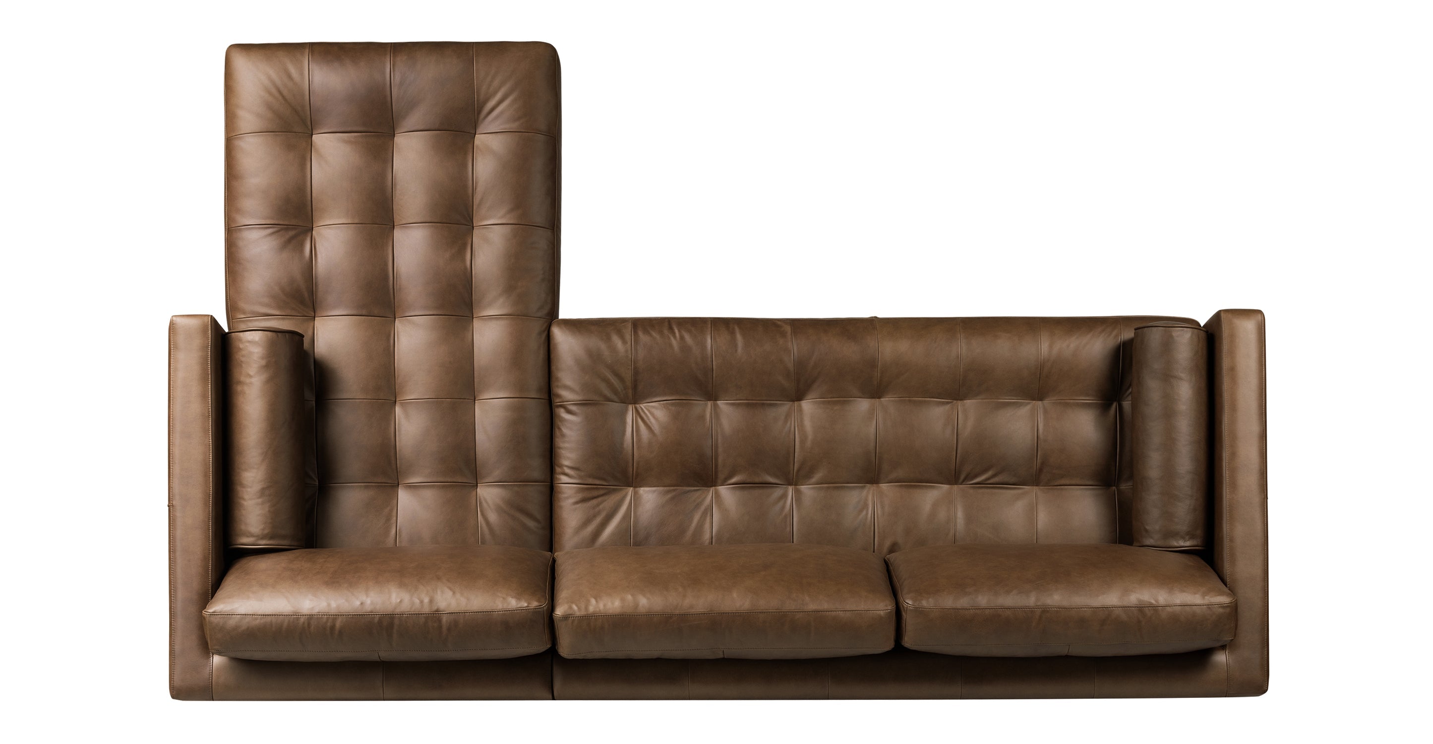 Napa Right Facing Sectional Sofa - Modern L-Shaped Couch for Living Room, Family Room & Home Theater | Comfortable Upholstered Furniture with Premium Fabric