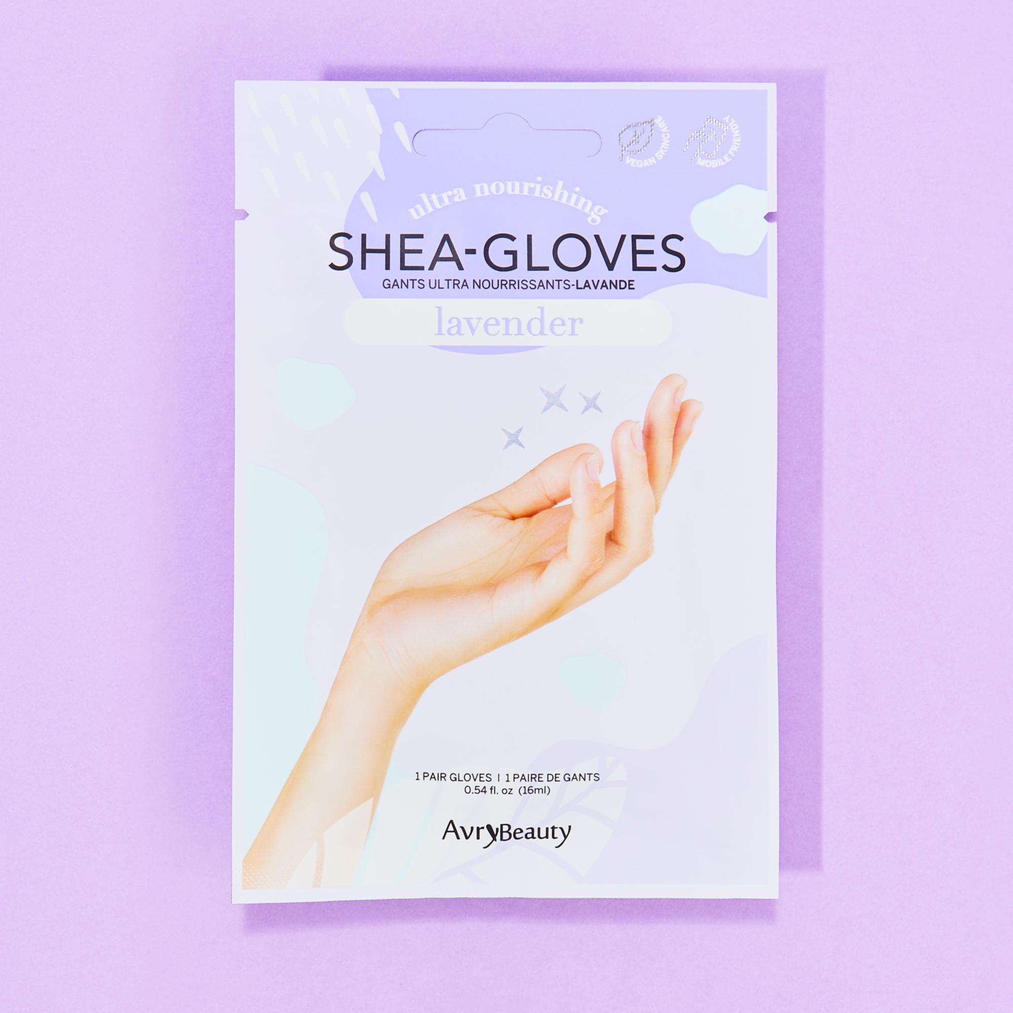 Avry Beauty Shea Butter Gloves - Ultra Moisturizing Hand Care for Dry Skin, 1 Pair - Perfect for Overnight Treatment, Spa Day, and Winter Hand Protection