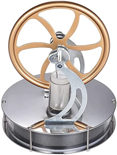 Mulcort Low Temperature Stirling Engine Motor Model Kit - DIY Educational Toy for Physics Learning, Science Experiments & Steam Projects - Perfect for Students, Teachers & STEM Enthusiasts