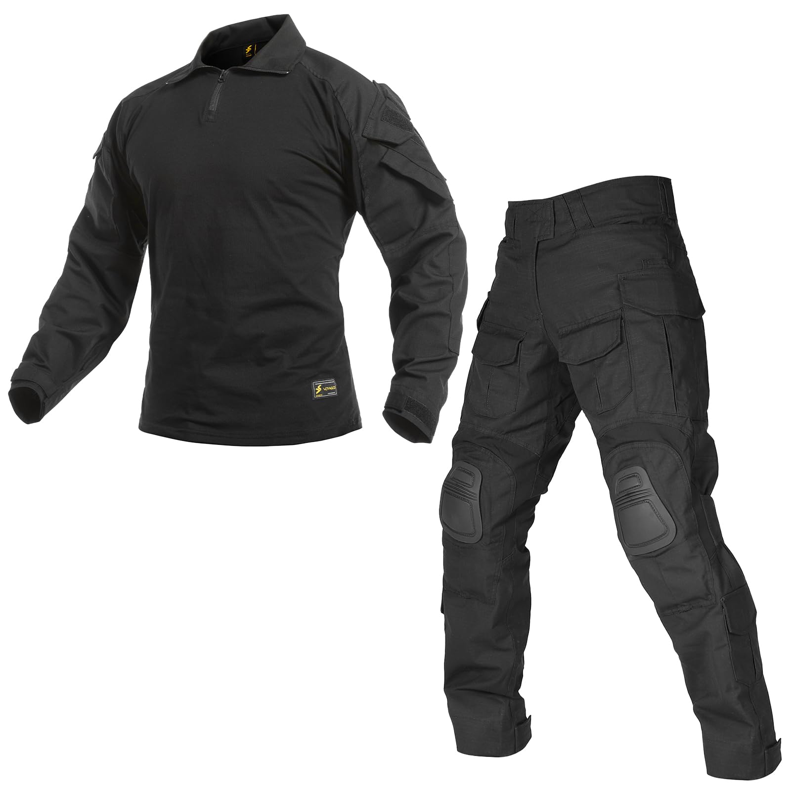 G3 Combat Uniform Set for Men - Tactical Camouflage Hunting & Paintball Suit with Knee & Elbow Pads | Military Training, Airsoft, Outdoor Adventure Gear