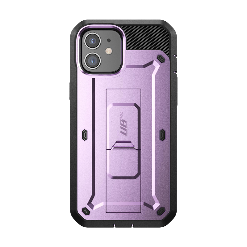 iPhone 12 mini 5.4 Inch Unicorn Beetle Pro Rugged Case - Shockproof & Drop Protection - Metallic Purple (Open Box) - Perfect for Outdoor Adventures, Work & Daily Use