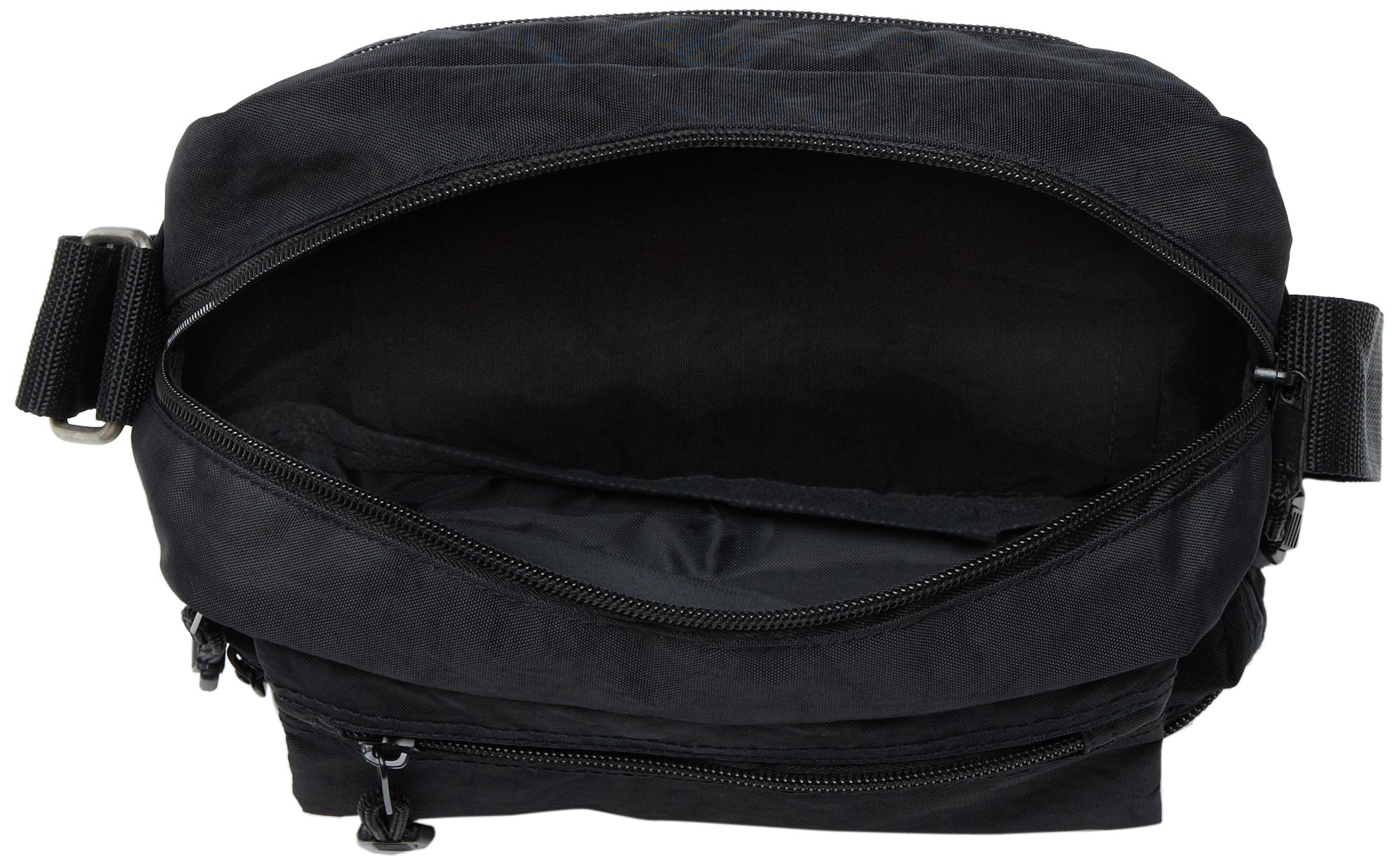 Everest Cross Body Bag for Women & Men - Lightweight & Durable Shoulder Bag - Adjustable Strap, Multiple Pockets - Perfect for Travel, Work & Daily Use - Black, One Size