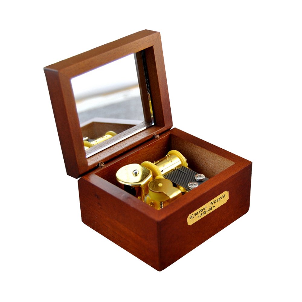 Youtang Rhinestone Wooden Music Box - Plays 'You Are My Sunshine' - Elegant Musical Gift for Kids & Adults - Perfect for Birthdays, Weddings & Home Decor