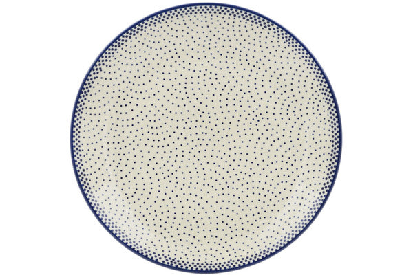 10-Piece Misty Blue Dinner Plate Set - Elegant Porcelain Plates for Everyday Dining, Parties & Special Occasions