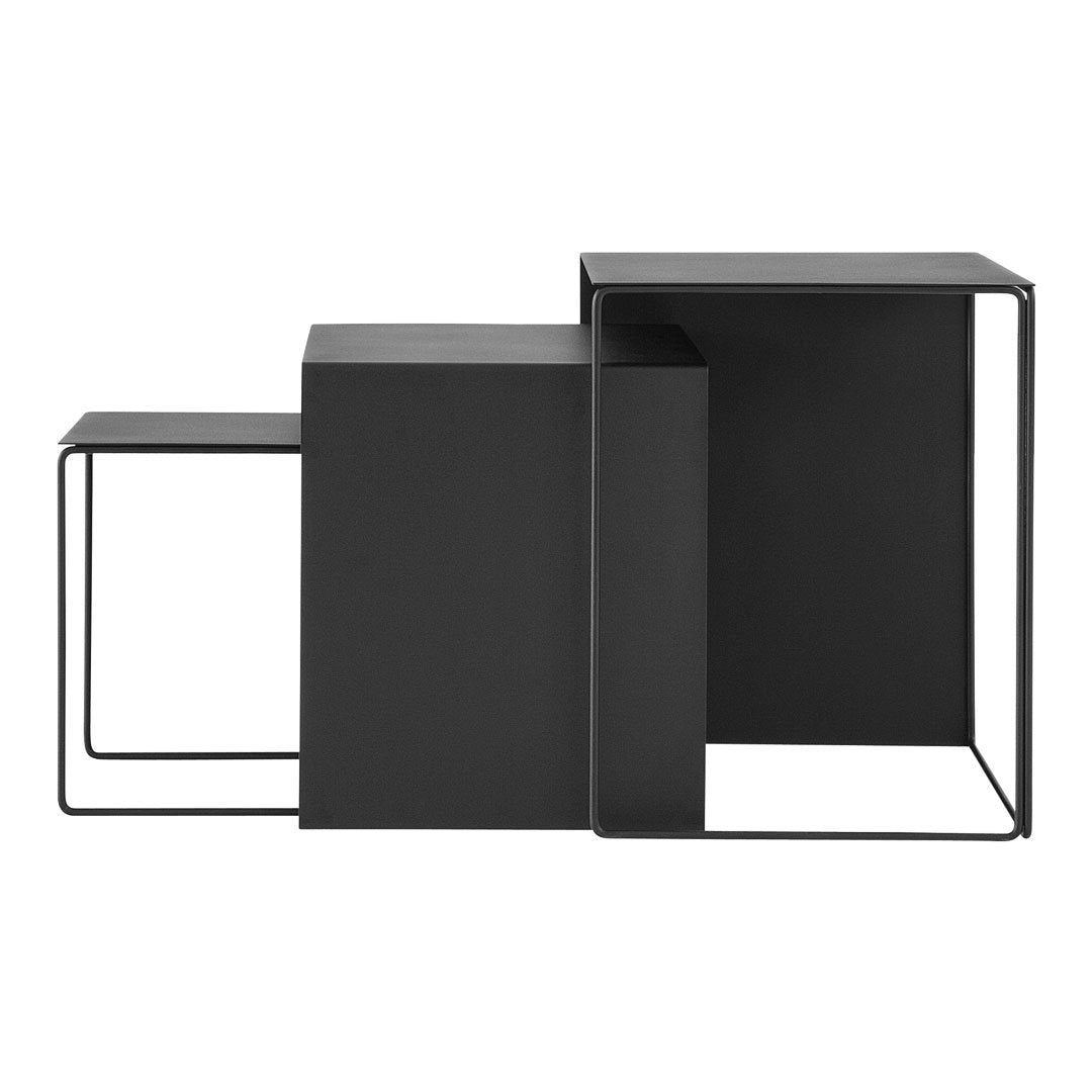 Stylish Cluster Tables Set of 3 - Modern Nesting Side Tables for Living Room, Bedroom & Office - Perfect for Small Spaces & Home Decor