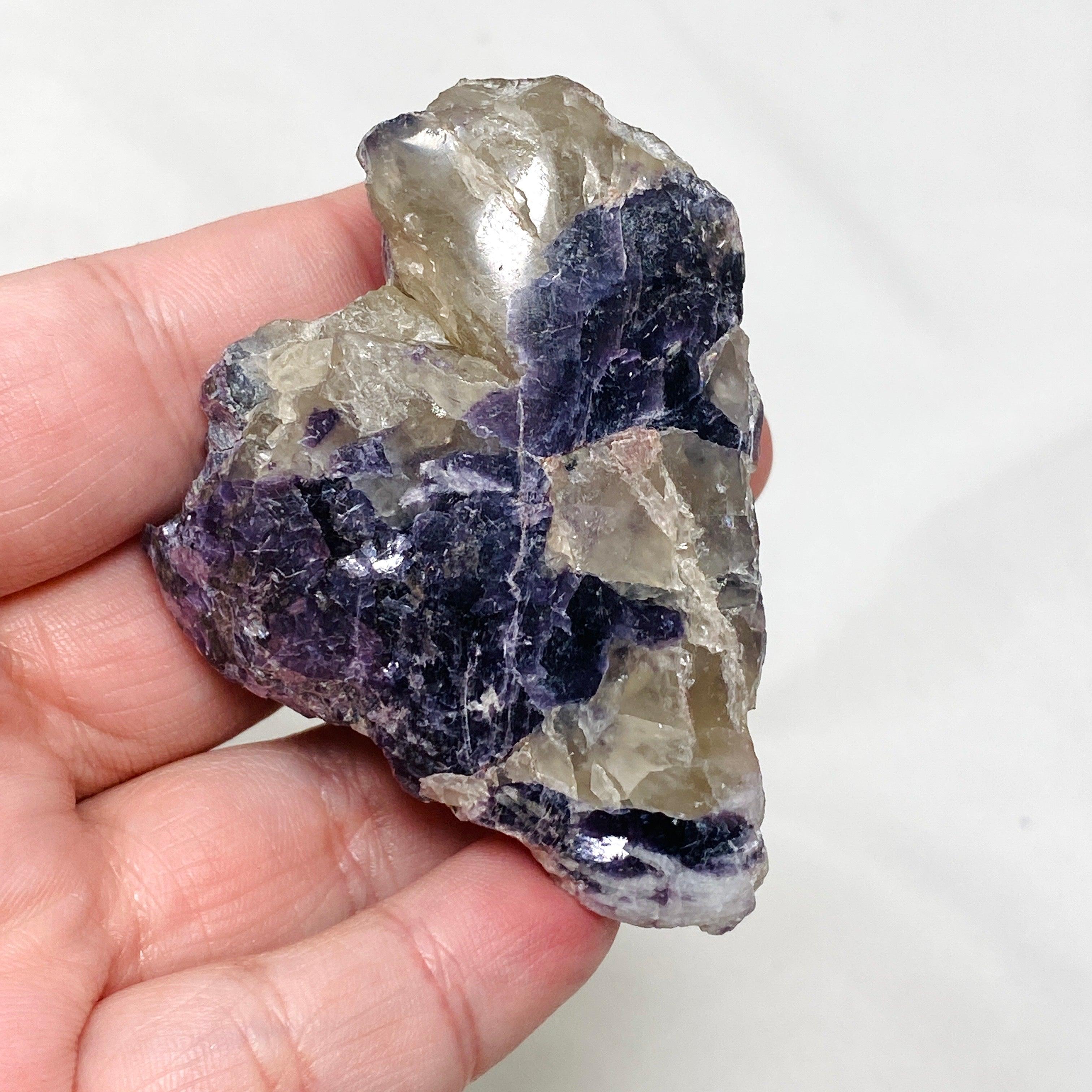 Silver Leaf Lepidolite CR3566 - Natural Healing Crystal for Stress Relief & Emotional Balance | Perfect for Meditation, Home Decor & Jewelry Making