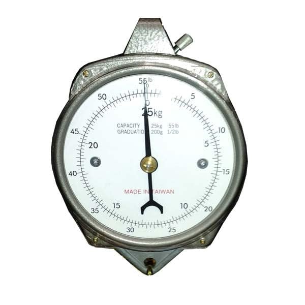 Zenport Accuzen 50-Pound Hanging Mechanical Dial Scale - Perfect for Shipping, Farming & Industrial Weighing Needs