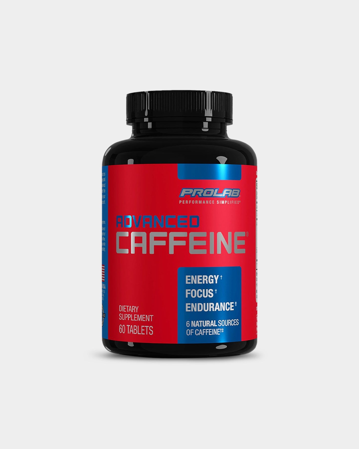 Prolab Nutrition Advanced Caffeine Pills - 200mg High Potency Energy & Focus Booster for Workouts, Studying & Long Workdays