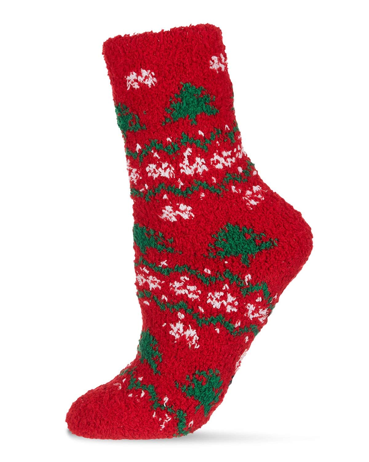 MeMoi Women's Christmas Tree Cozy Socks & Legging Set - Festive Holiday Outfit for Winter Comfort & Gifts